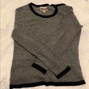 Black wool sweater